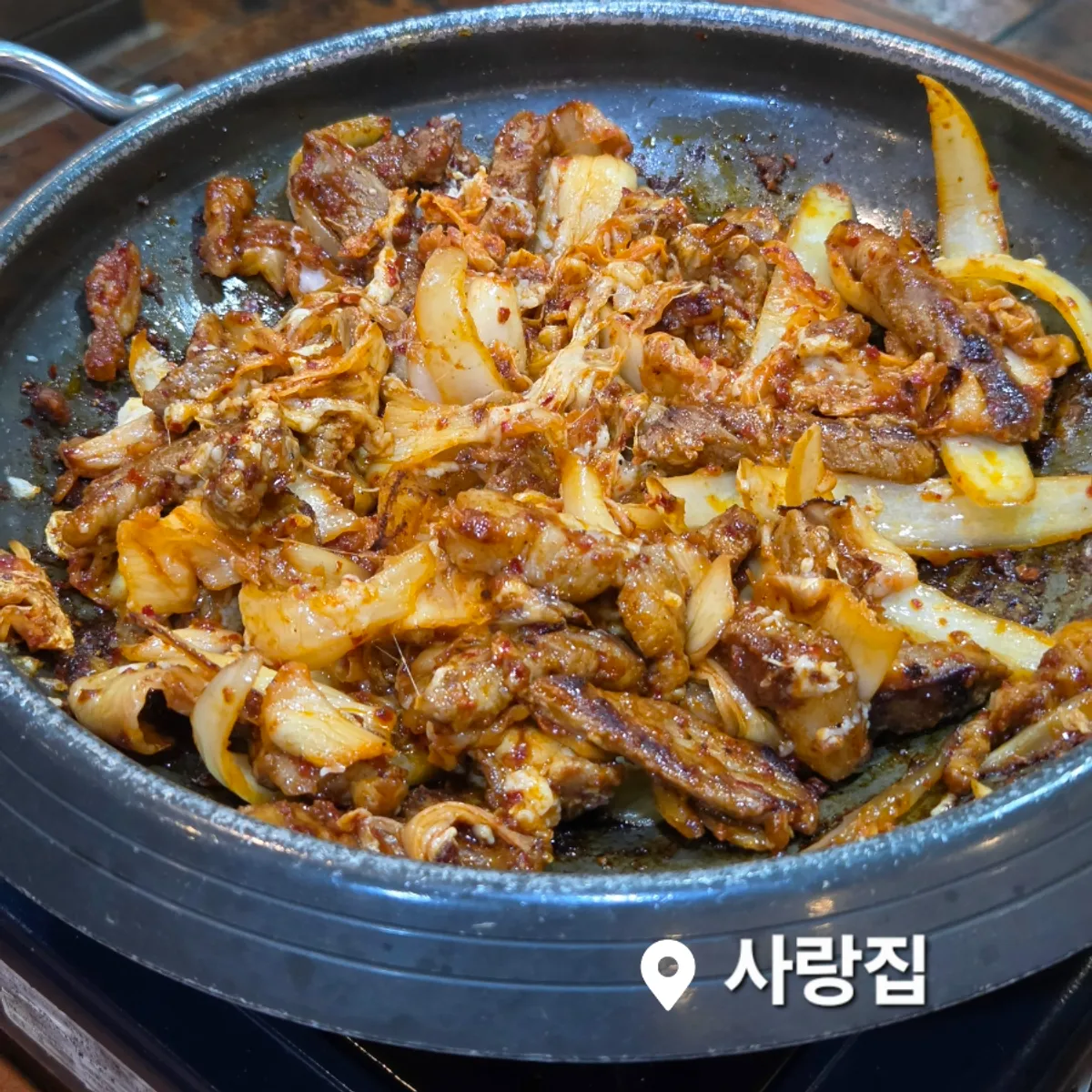 Sarangjip’s signature pork kimchi stir-fry