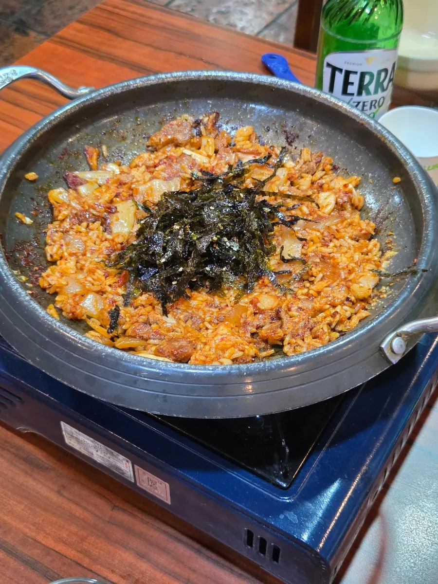 Sarangjip fried rice to finish