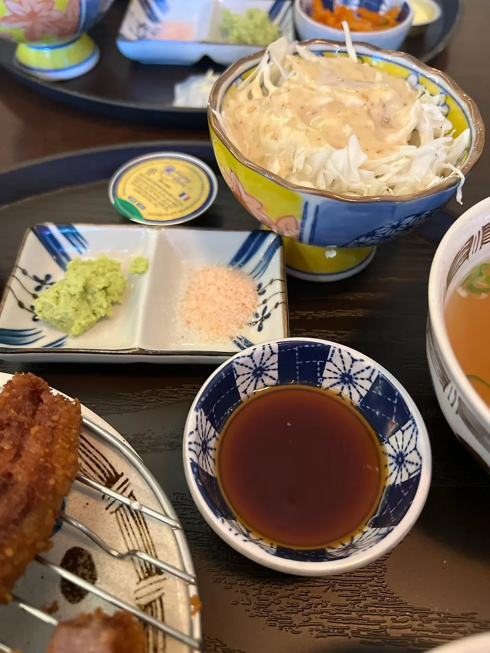 Gyukatsu served with special sauce