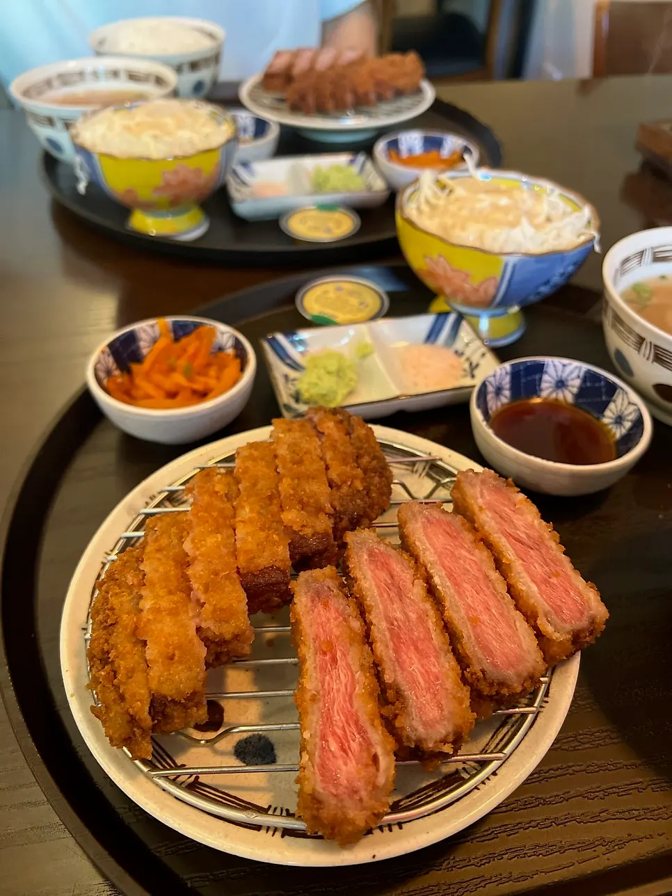 Mini-brazier gyukatsu lunch