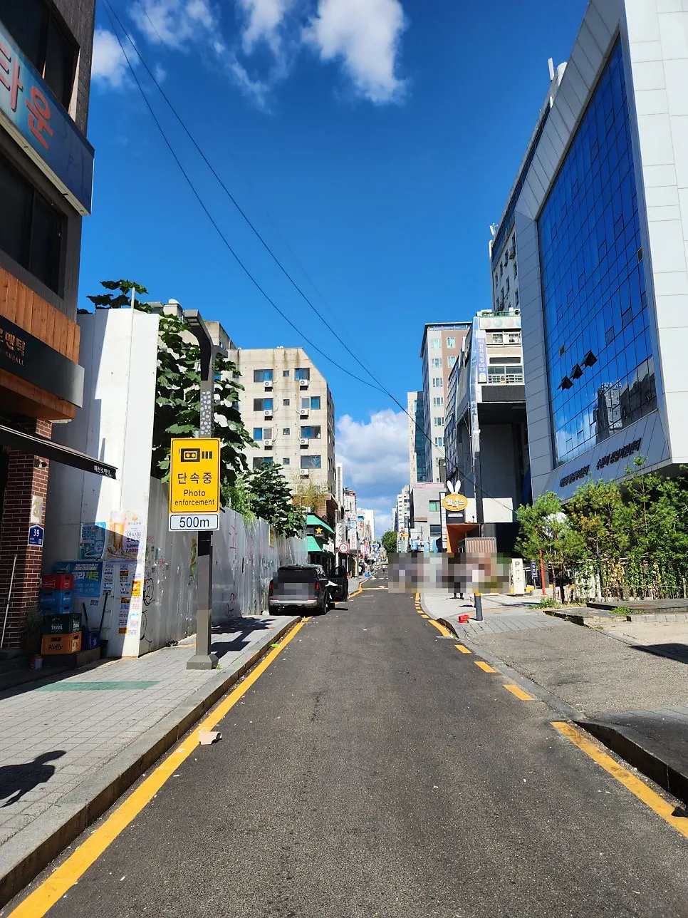 View of Rodeo Street near Suwon Station