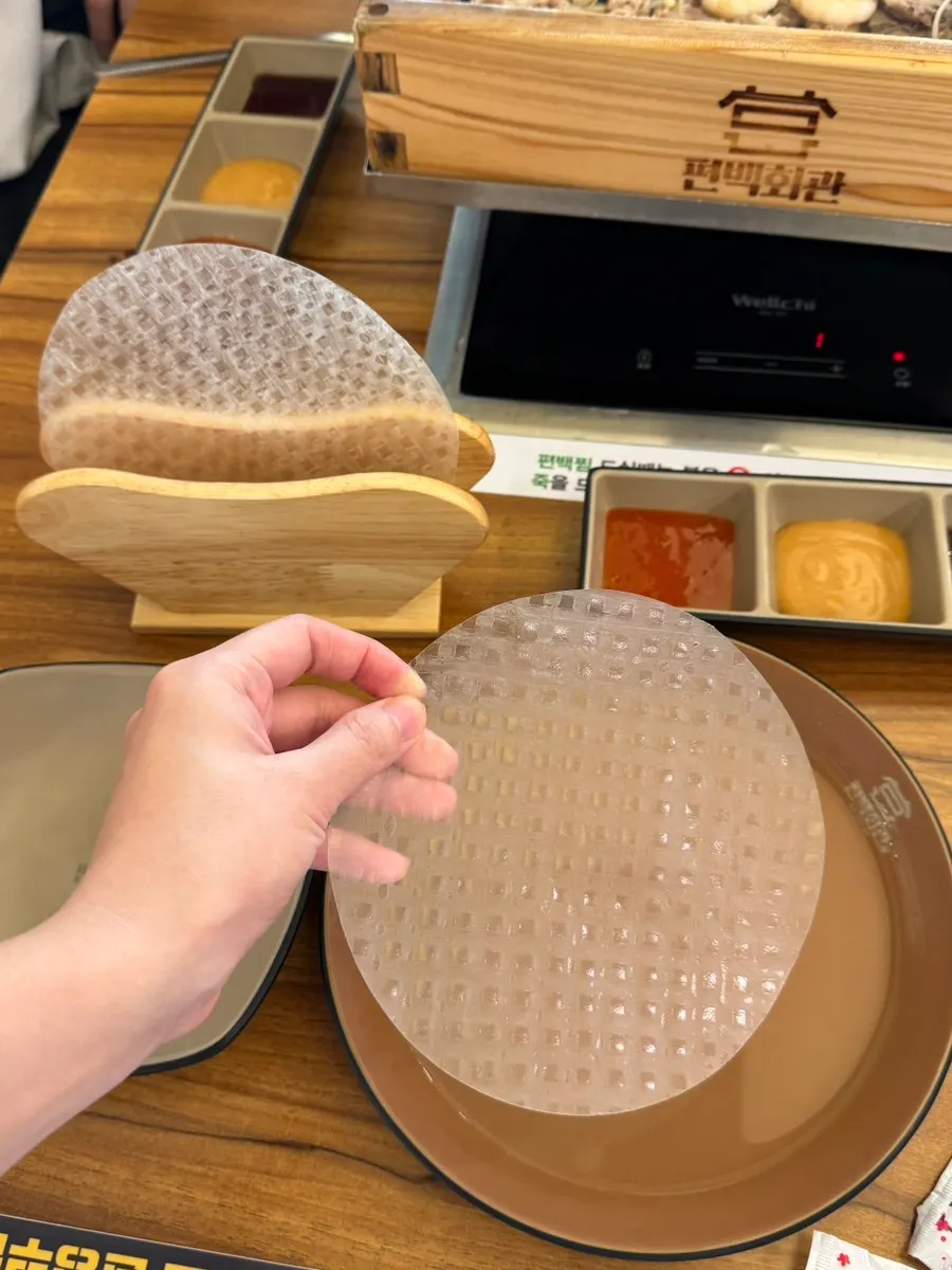 Vietnamese rice-paper wrap ingredients and rice paper