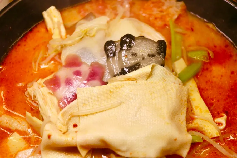 Malatang with Chinese glass noodles and bunmoja