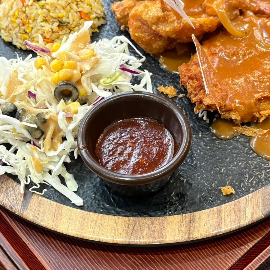 Los tres tipos de katsu del Gyewon jeongsik
