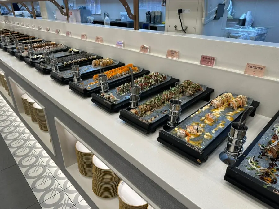 Sudut menu sushi beragam