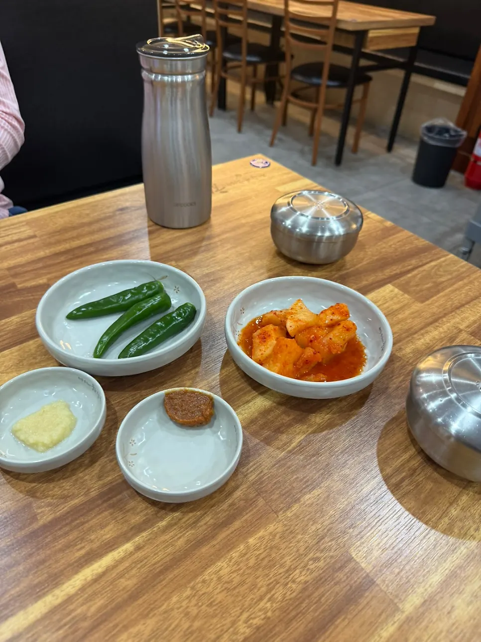 해장국 기본 반찬 구성
