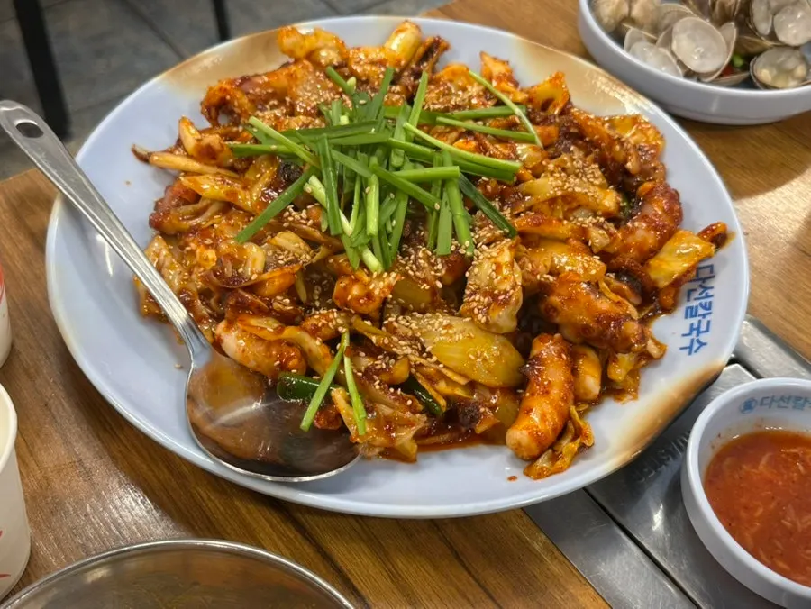 다선칼국수 본점 방문 마무리 사진