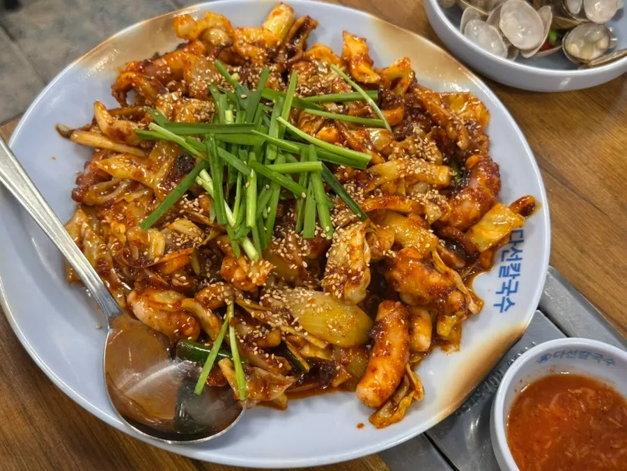 다선칼국수 본점 방문 마무리 사진