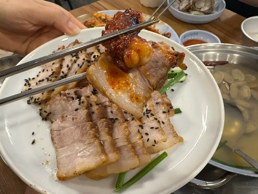 다선칼국수 본점 방문 마무리 사진