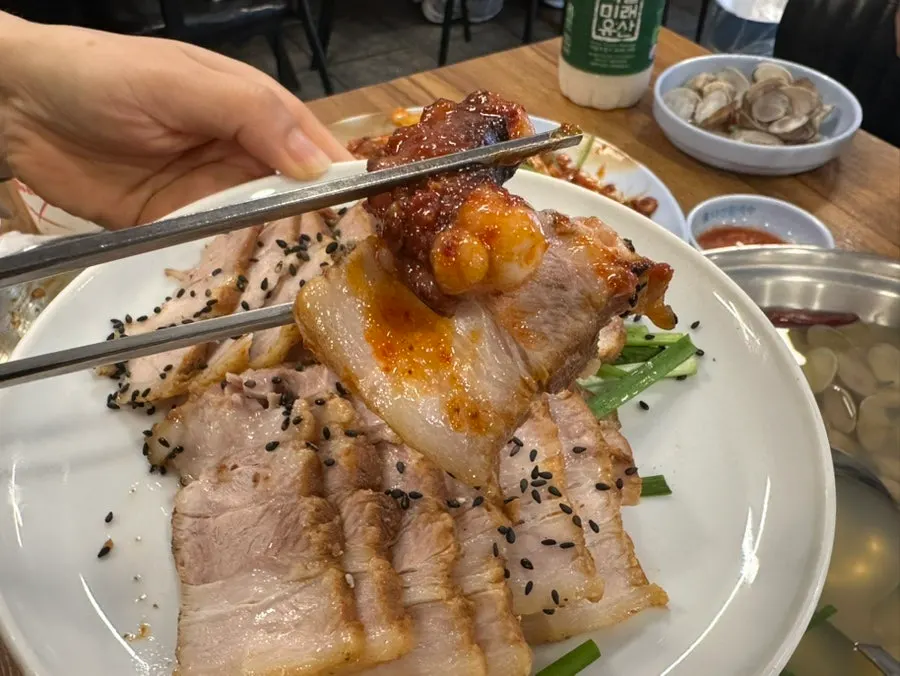 다선칼국수 본점 방문 마무리 사진