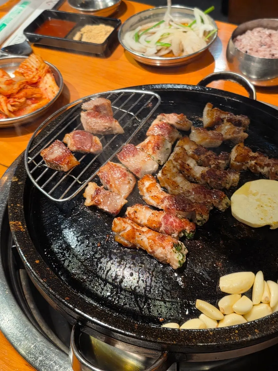 고기와 함께 먹는 쌈채소