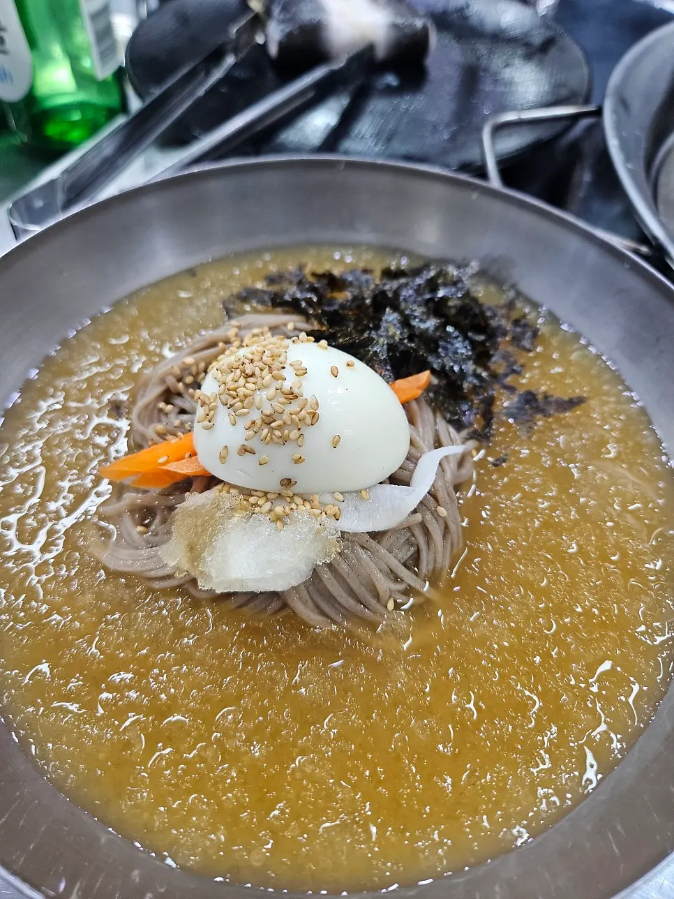 마무리로 주문한 물막국수