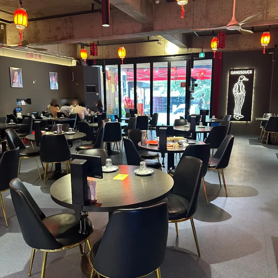 Gang's Duck interior with a Hong Kong and Taiwan-inspired feel
