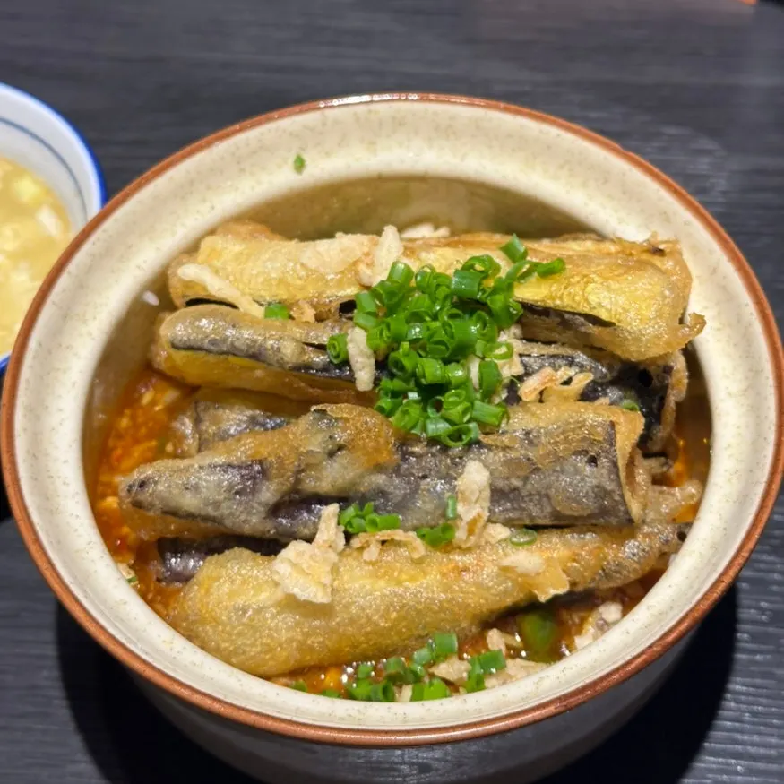 Crispy, moist fried eggplant