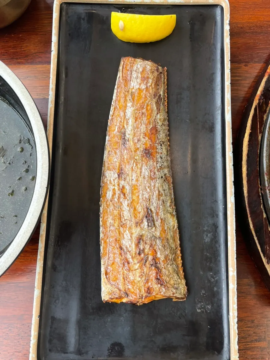 메인으로 나온 갈치 요리