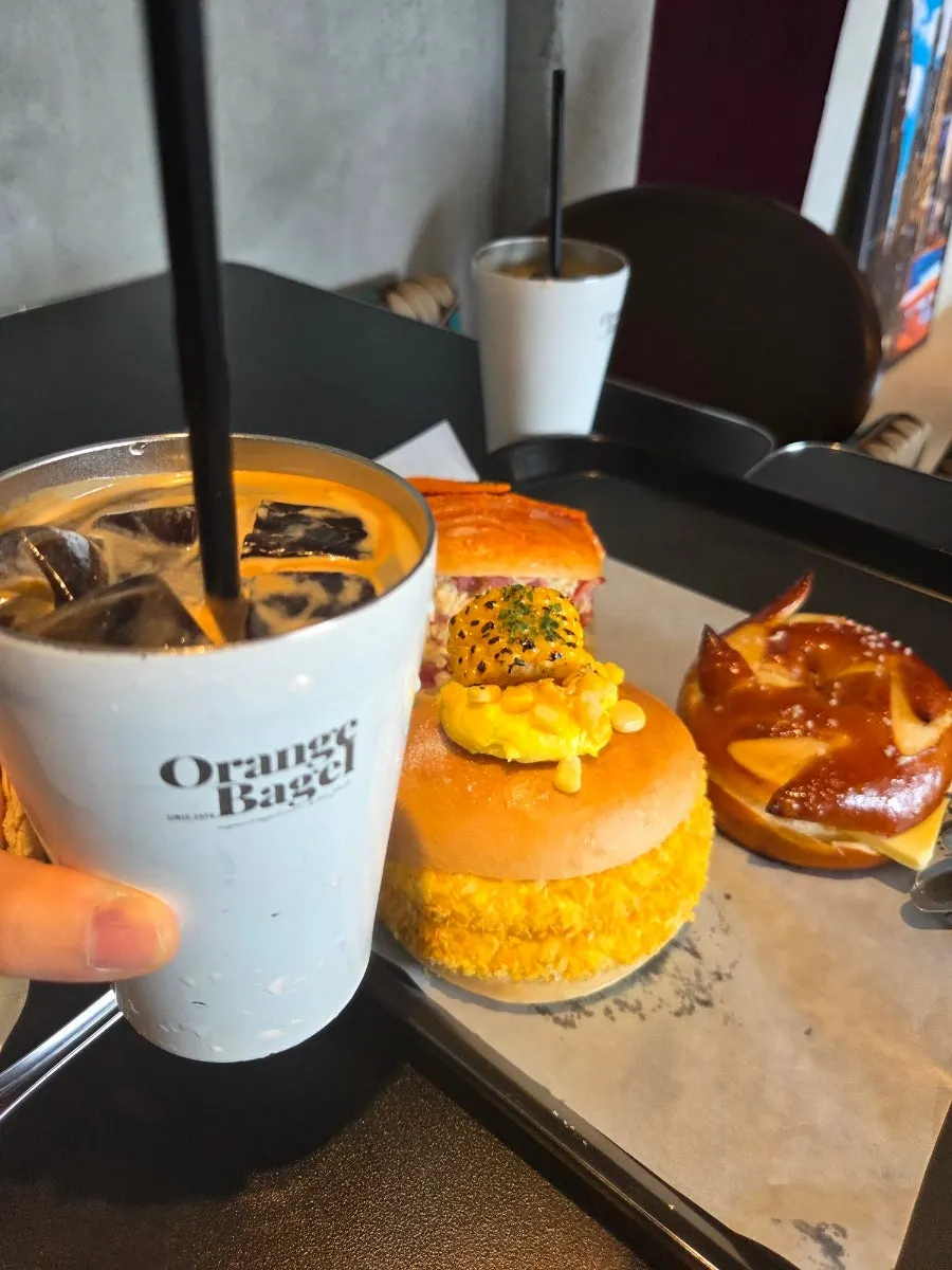 Iced Americano made with nutty coffee beans