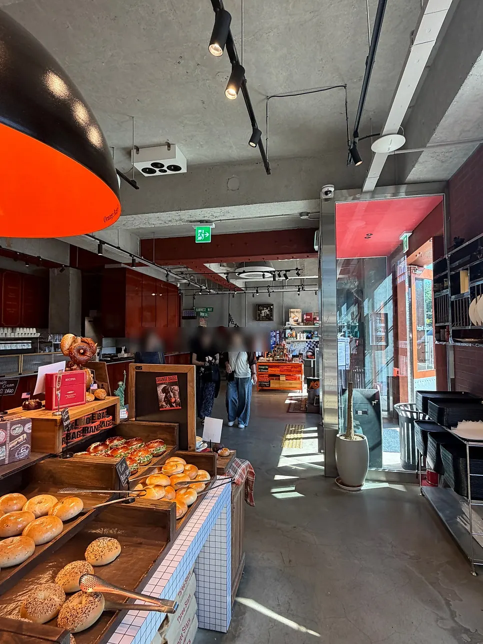 Exterior of Orange Bagel on Omokcheon-ro, Suwon