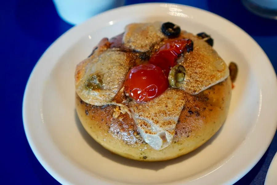 Crisp-outside, soft-inside Laugen butter bagel