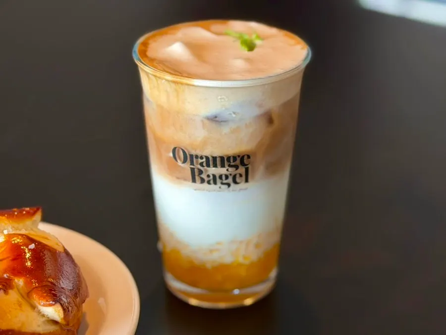 The signature Orange Bianco drink