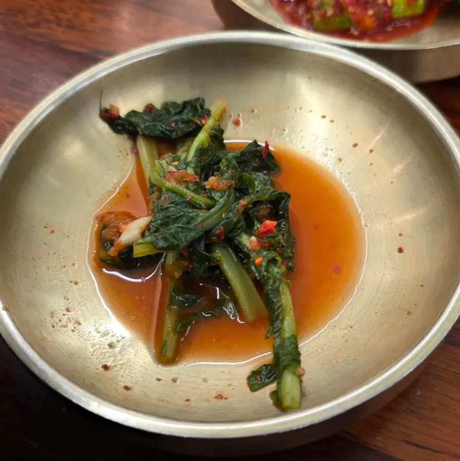 열무김치와 오이무침 반찬