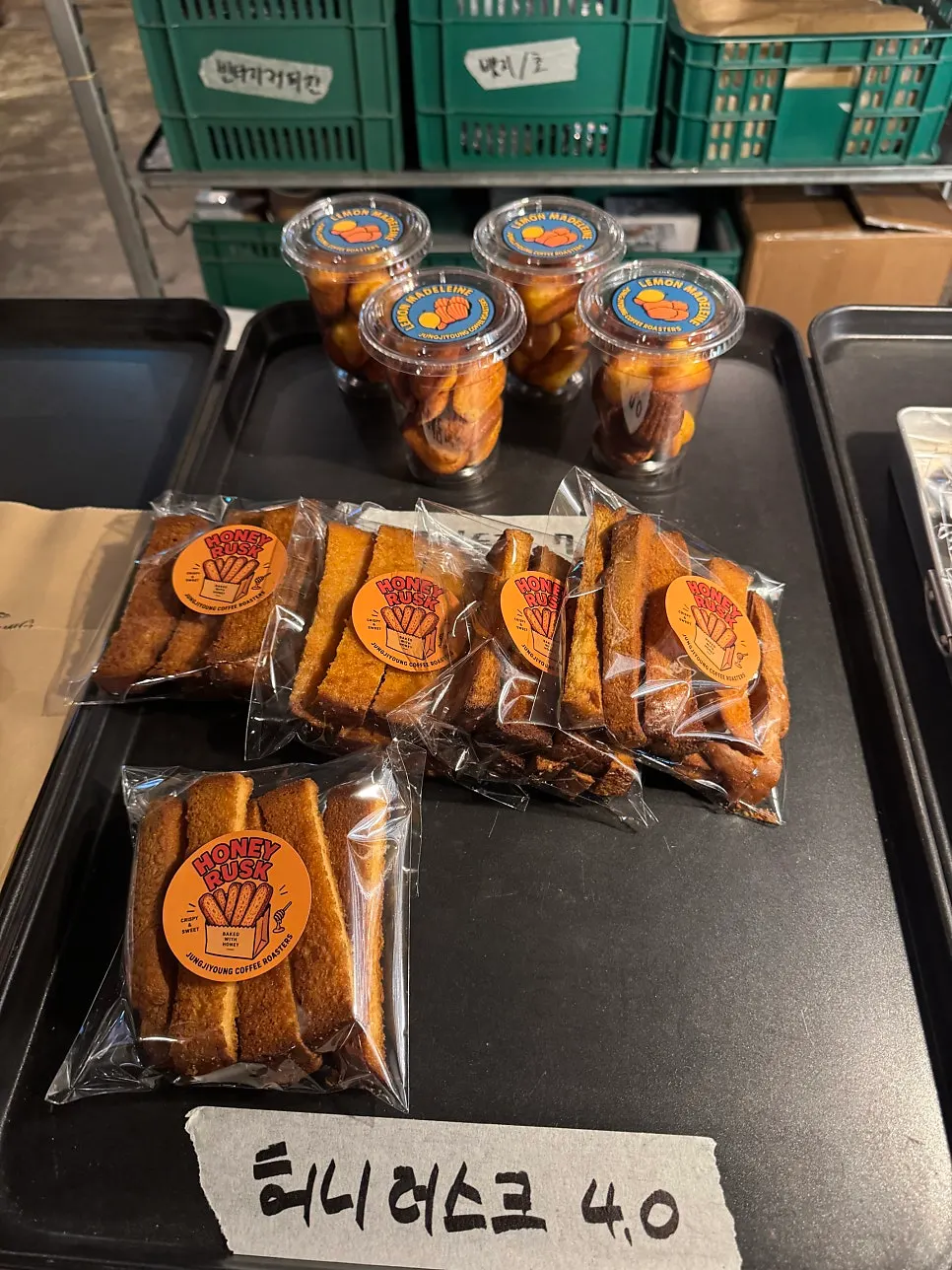 Birthday candles sold at the café