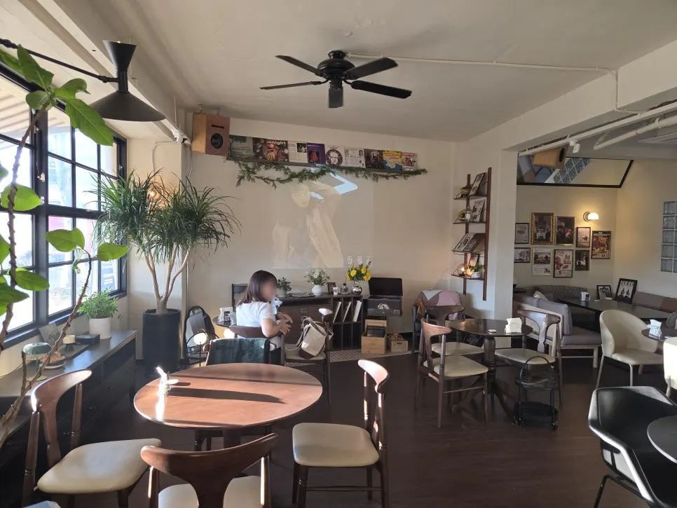 Sunlit window seat at Nonchalant Lounge