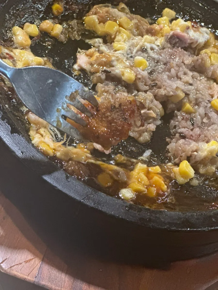 Crispy nurungji formed from the sticky rice at the bottom of the pan