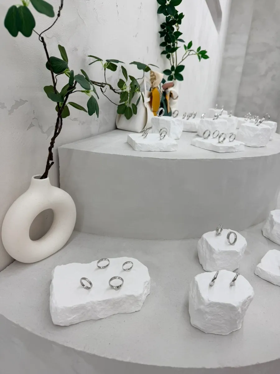 Rings waiting for professional finishing