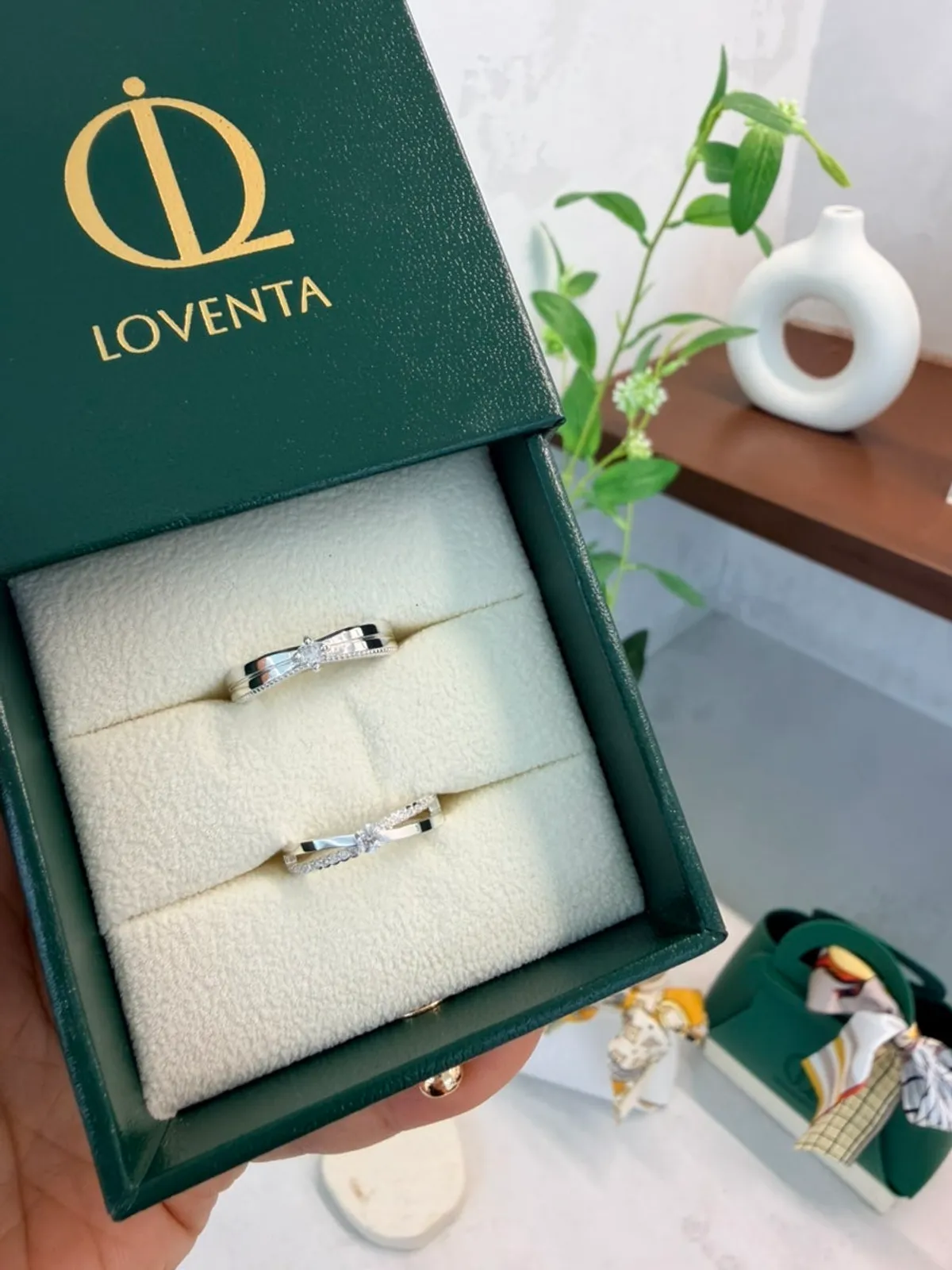Finished matching rings made with my mom for the first time