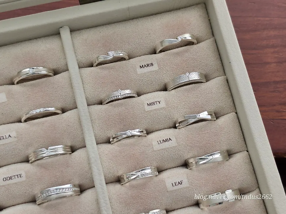 Close-up of a ring design at Loventa Suwon Haenggung