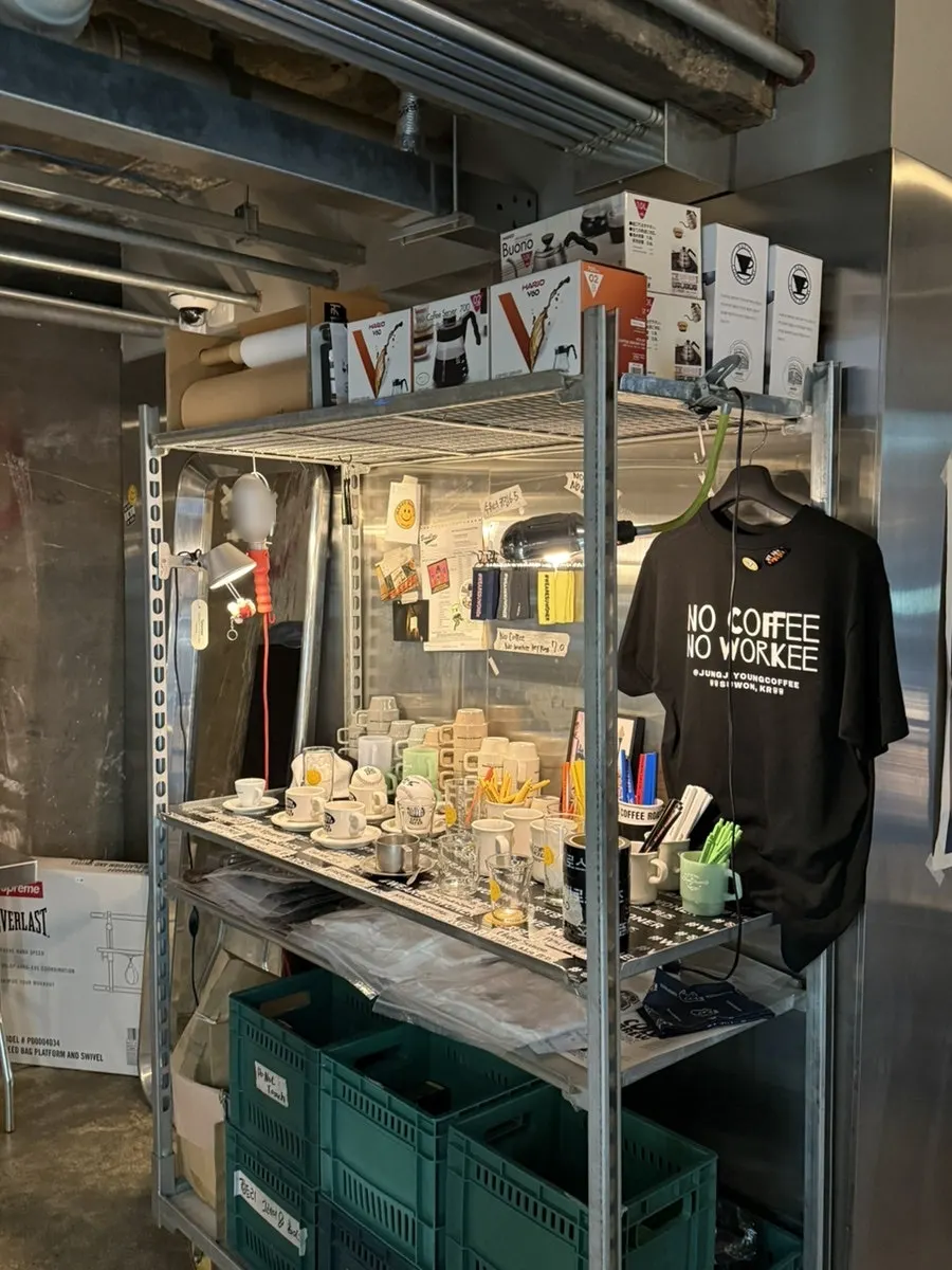 Interior of the basement floor and display space