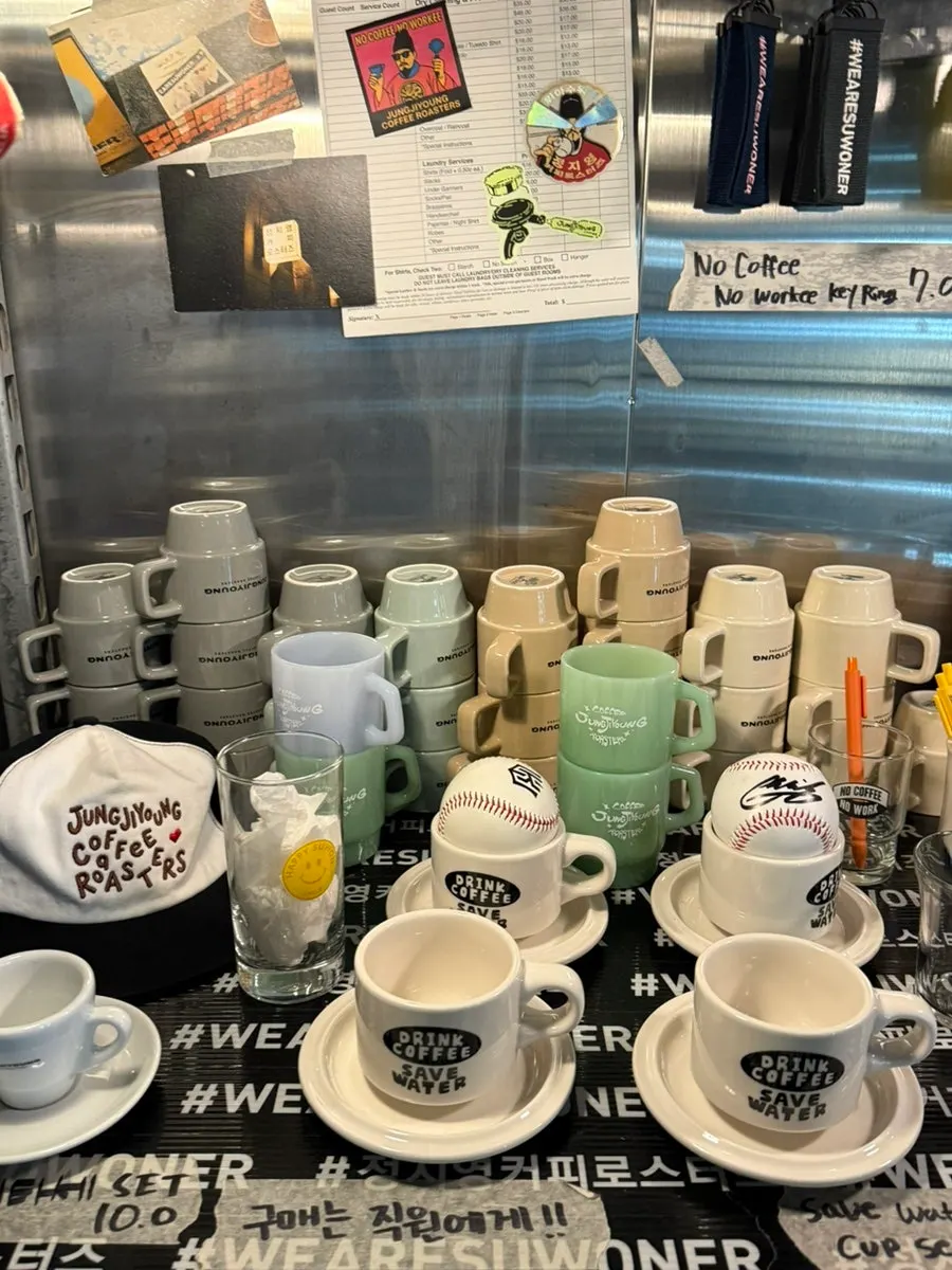 Corner with KT Wiz-related goods