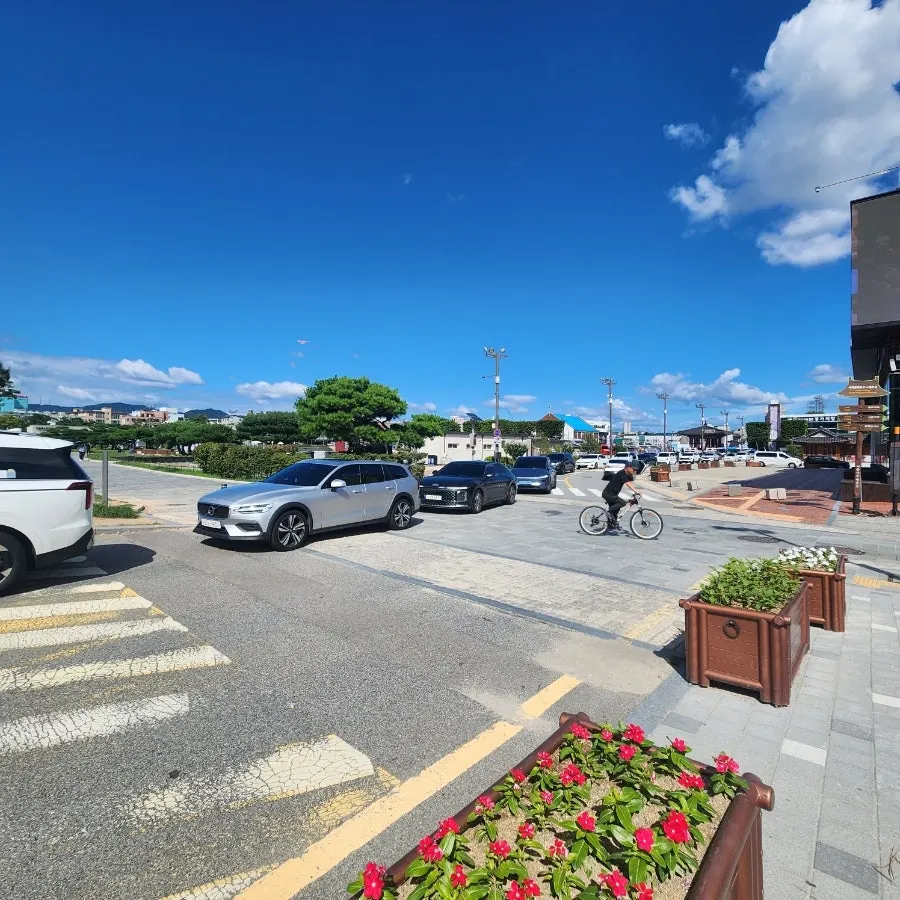 View of Hwaseong Haenggung roadside public parking