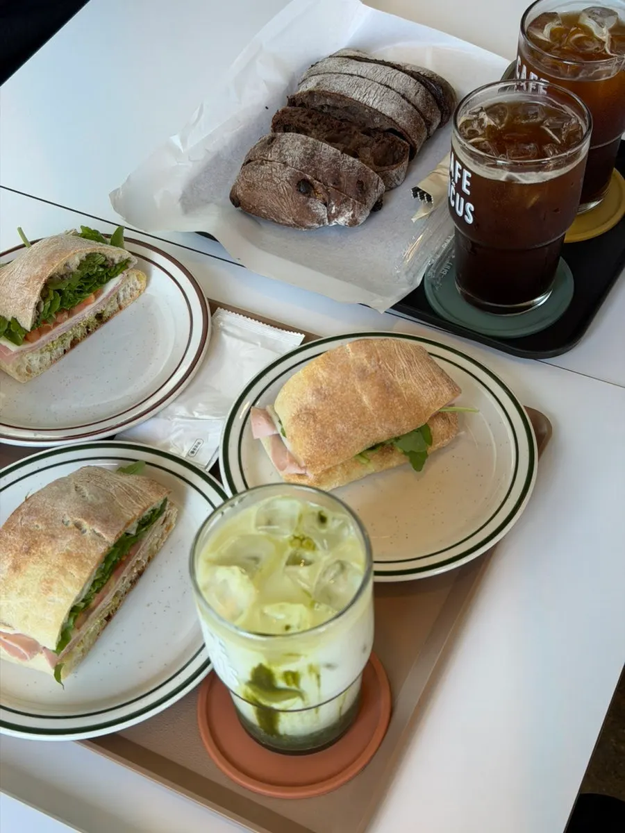 Table setting at a 2nd-floor window seat