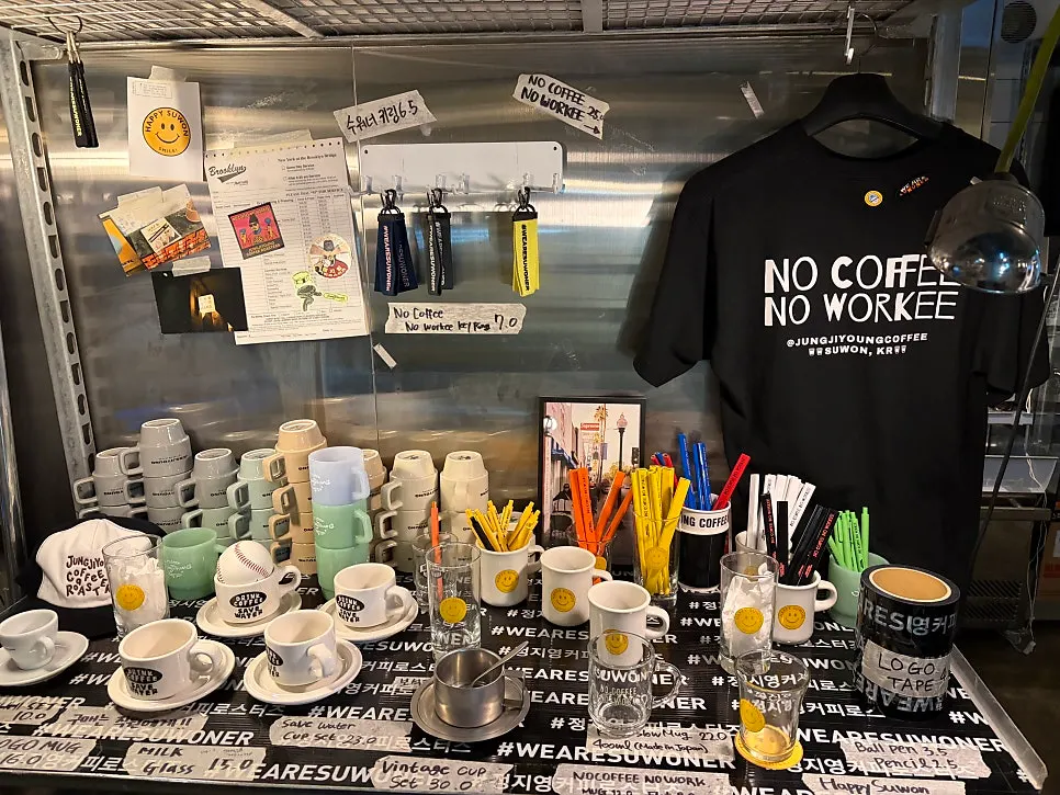 Ordering area inside the café
