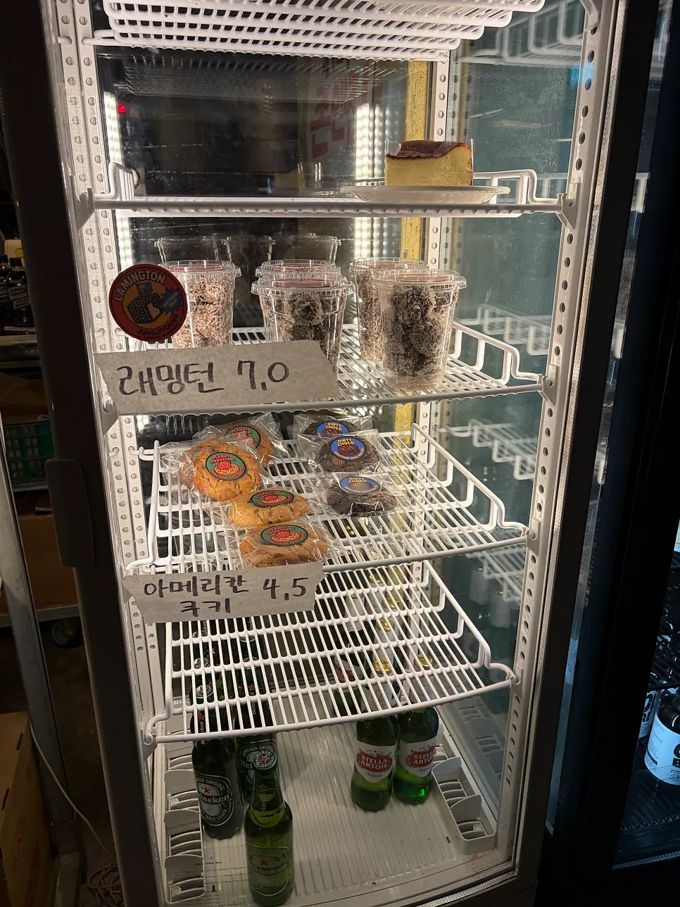 Goods for sale at Jeong Ji-young Coffee Roasters