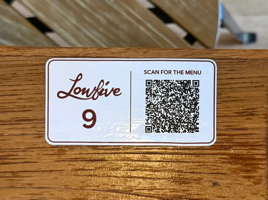 테이블 QR 주문 안내