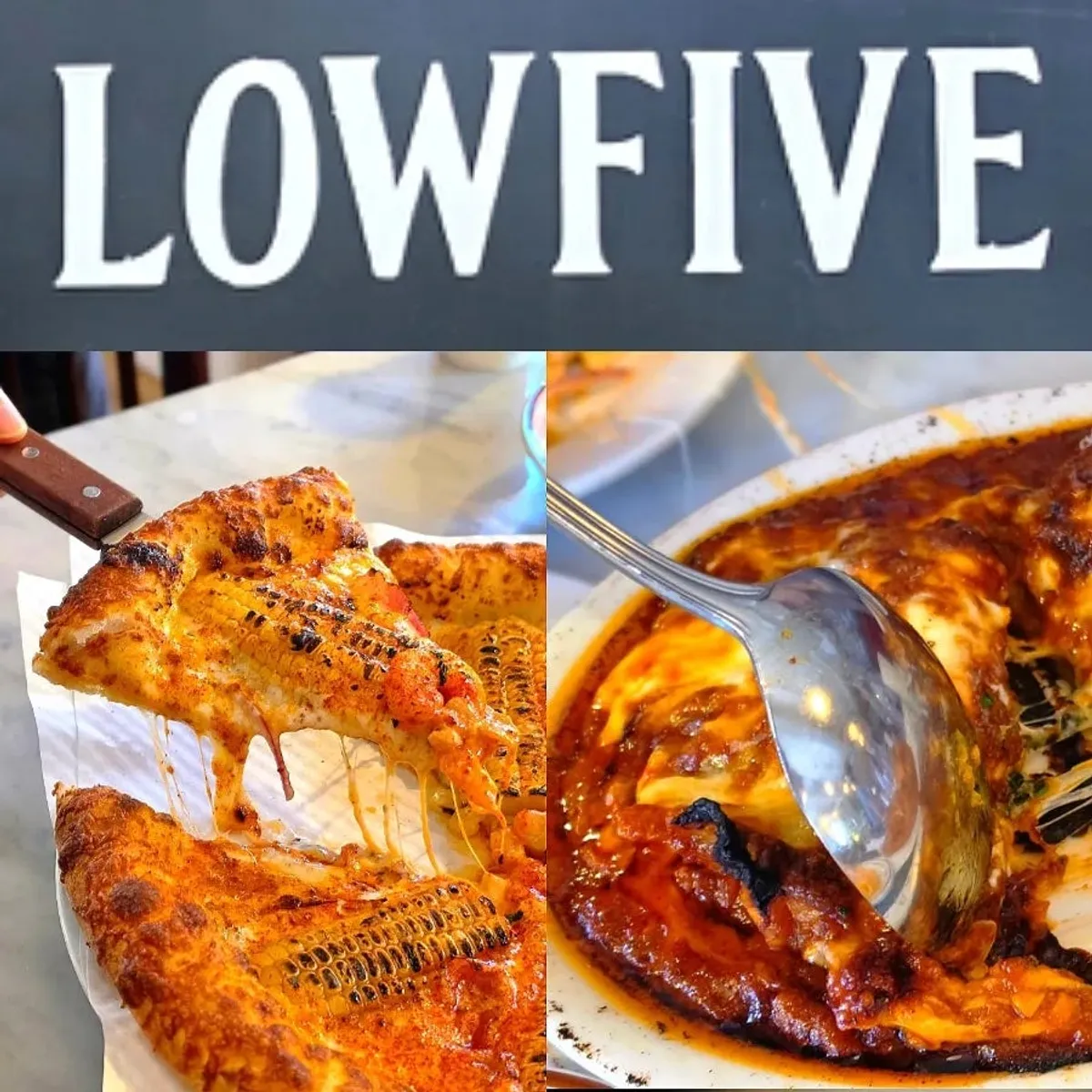 Signature dishes at Low Five Sinpung