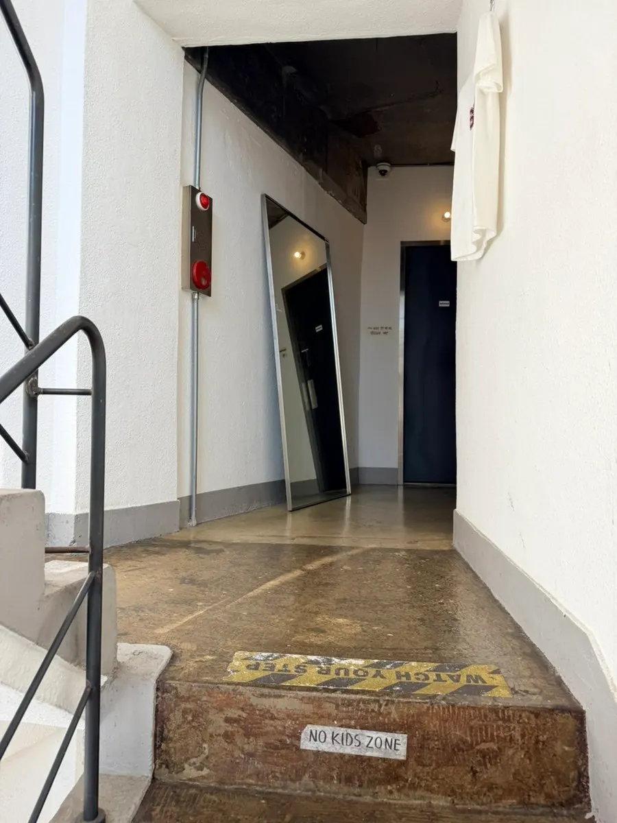 Café spaces on different floors