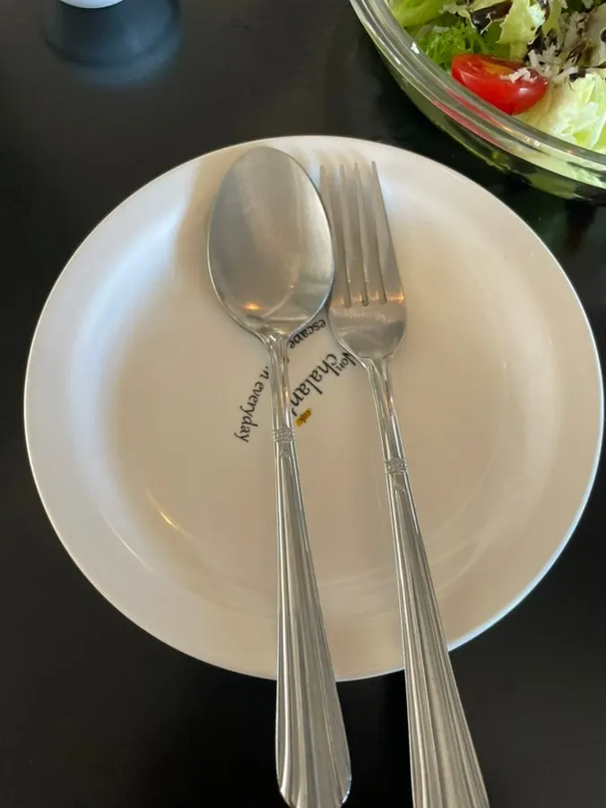 논샬랑라운지 주문 메뉴 상차림
