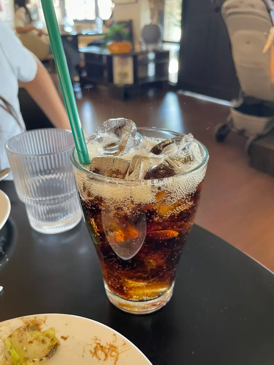 파스타 식사 마무리 음료