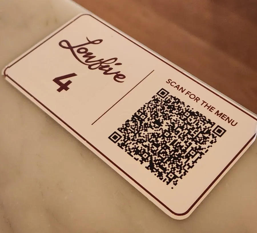 Table QR ordering at Low Five Sinpung