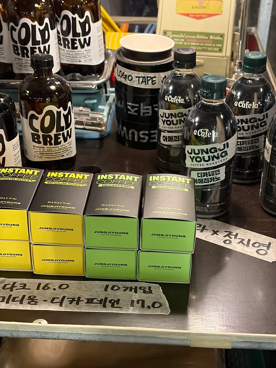 Instant coffee and drip-bag products