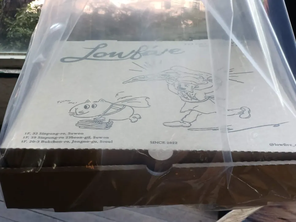 Photo related to packing leftover pizza at Low Five