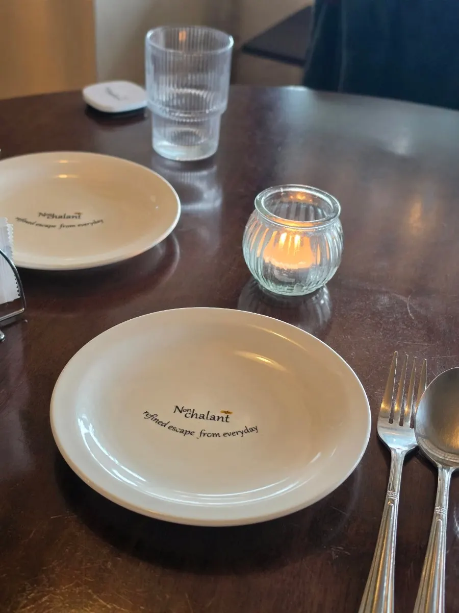 Table set up for QR ordering