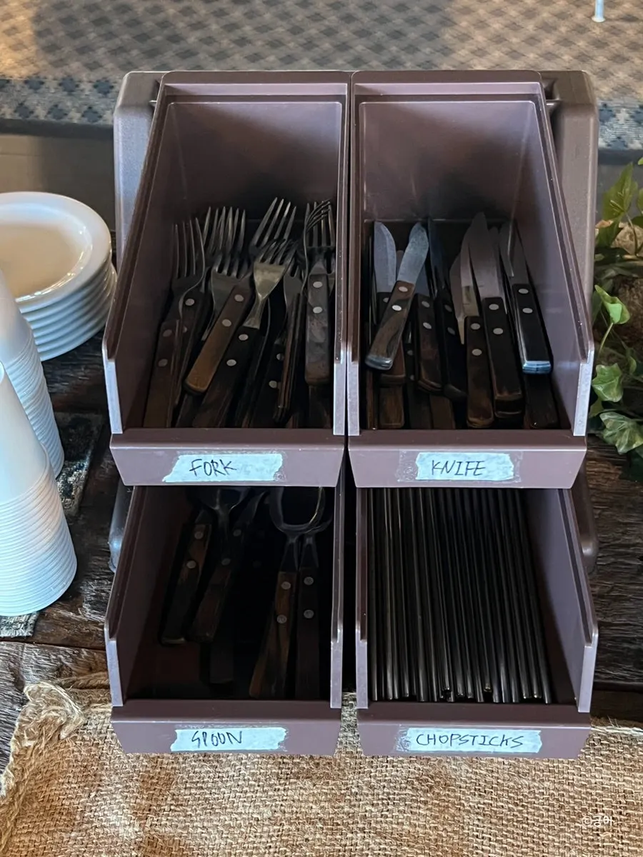 Self-service corner at Low Five