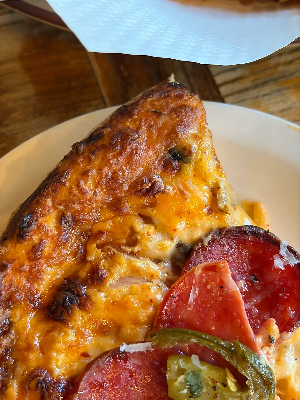 Crisp and fluffy pizza dough