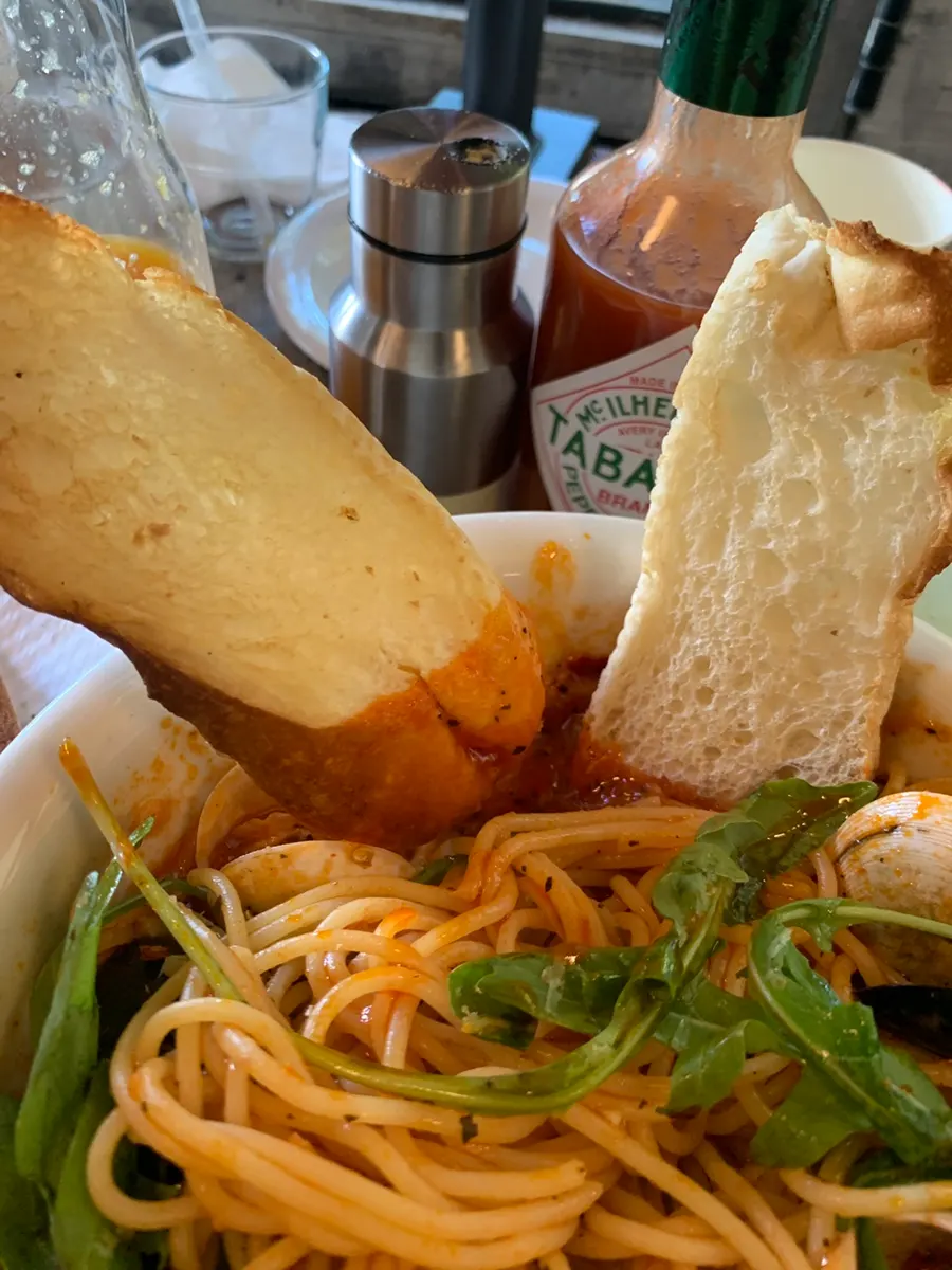 Tomato pescatore pasta