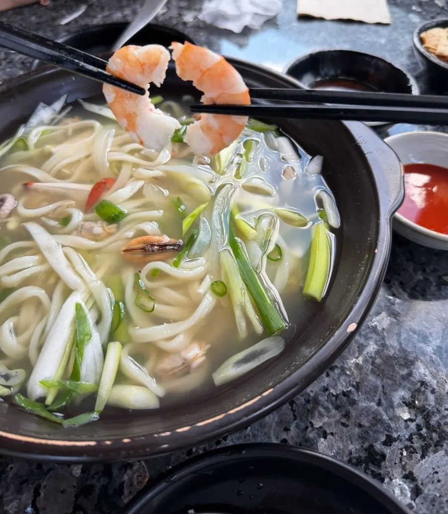 해물술찜 속 새우