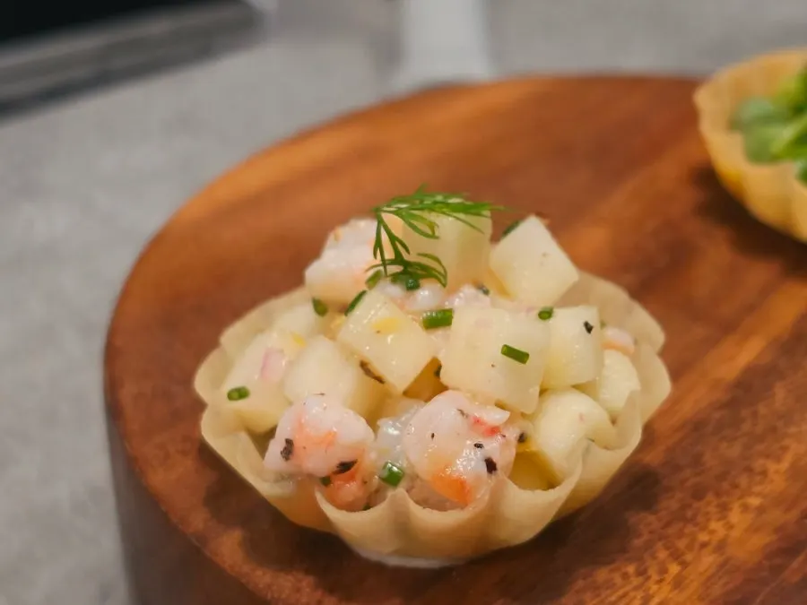 豌豆挞摆盘